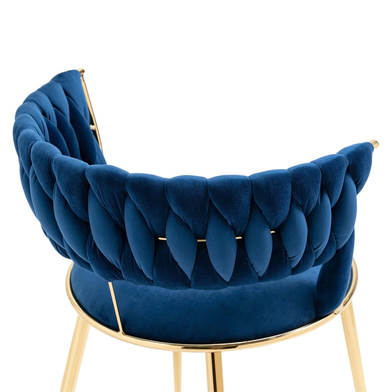 Benedetta 22.44'' Wide Velvet, Benedetta Navy Velvet