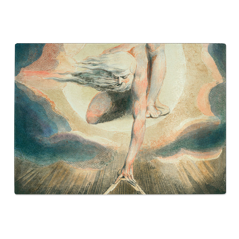Compass to the Earth by William Blake Chopping Board, 0.4cm H x 28.5cm W x 39cm L