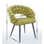 Ensemble de 2 chaises modernes avec pieds en tube de fer convenant au salon-1968911798