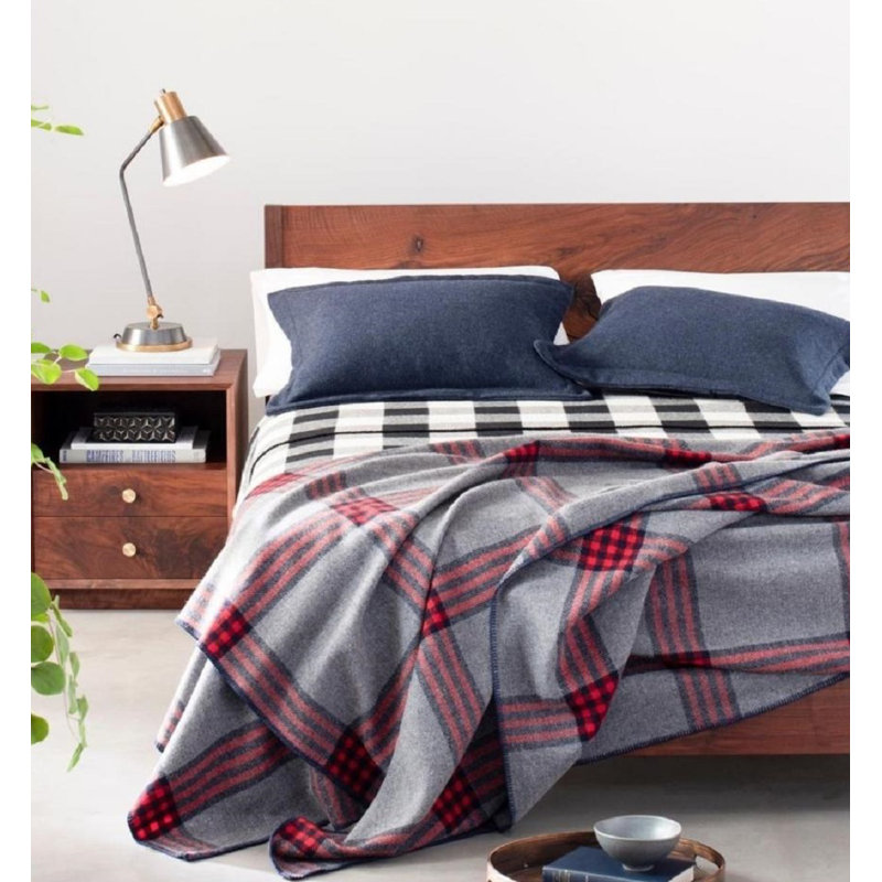 Pendleton Eco Wise Camp Plaid Twin Blanket, Twin Extra Long
