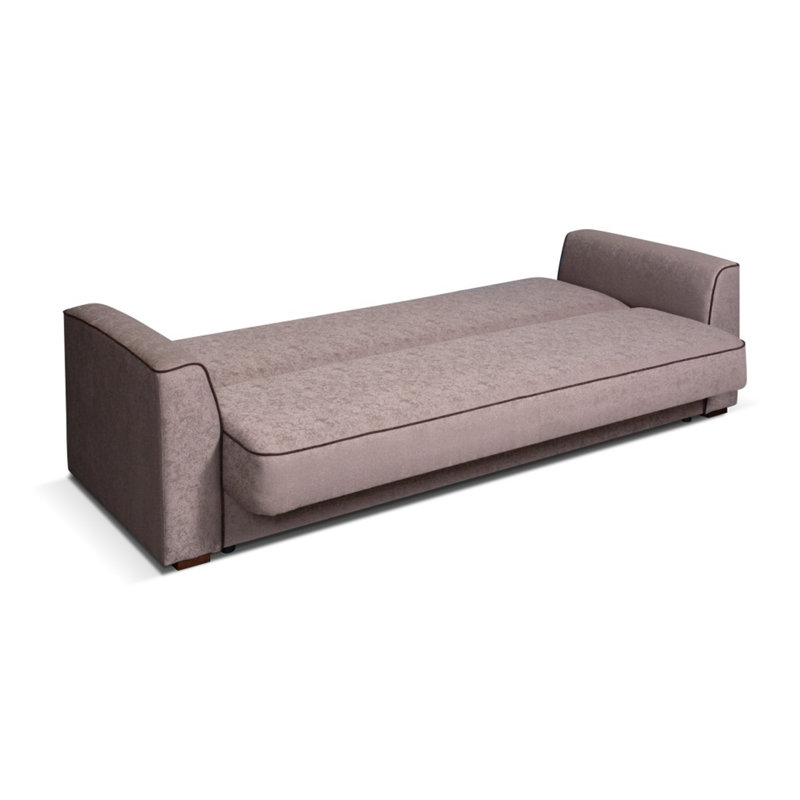 Latarious 3 Seater Sofa Bed, Light Brown
