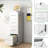 4 Drawer Vertical Filing Cabinet, A4/legal/letter Storage, Steel, Tilting Mechanism, Noiseless Slides-1513661326