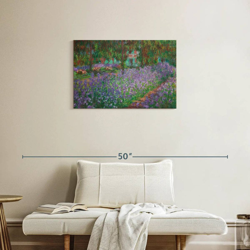 Senne, jardin de l'artiste à Giverny, 1900, H 20 po x l 30 po