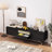 Black Solid Wood TVStands-2091288728