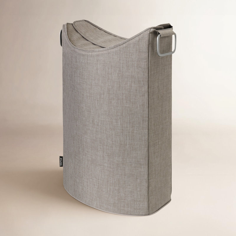 Frisco Laundry Hamper, Light Gray