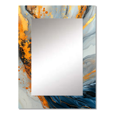 Yellow Sultans Pride Turkey II - Turkey Decorative Wall Mirror, Traditional Mirror, Printed Metal Art