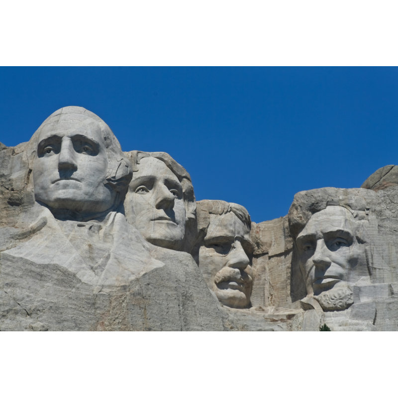 Mont Rushmore - photographie sur toile tendue, H 32 po x l 48 po