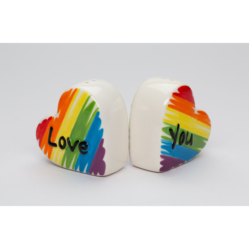 Rainbow Hearts - sel et poivre