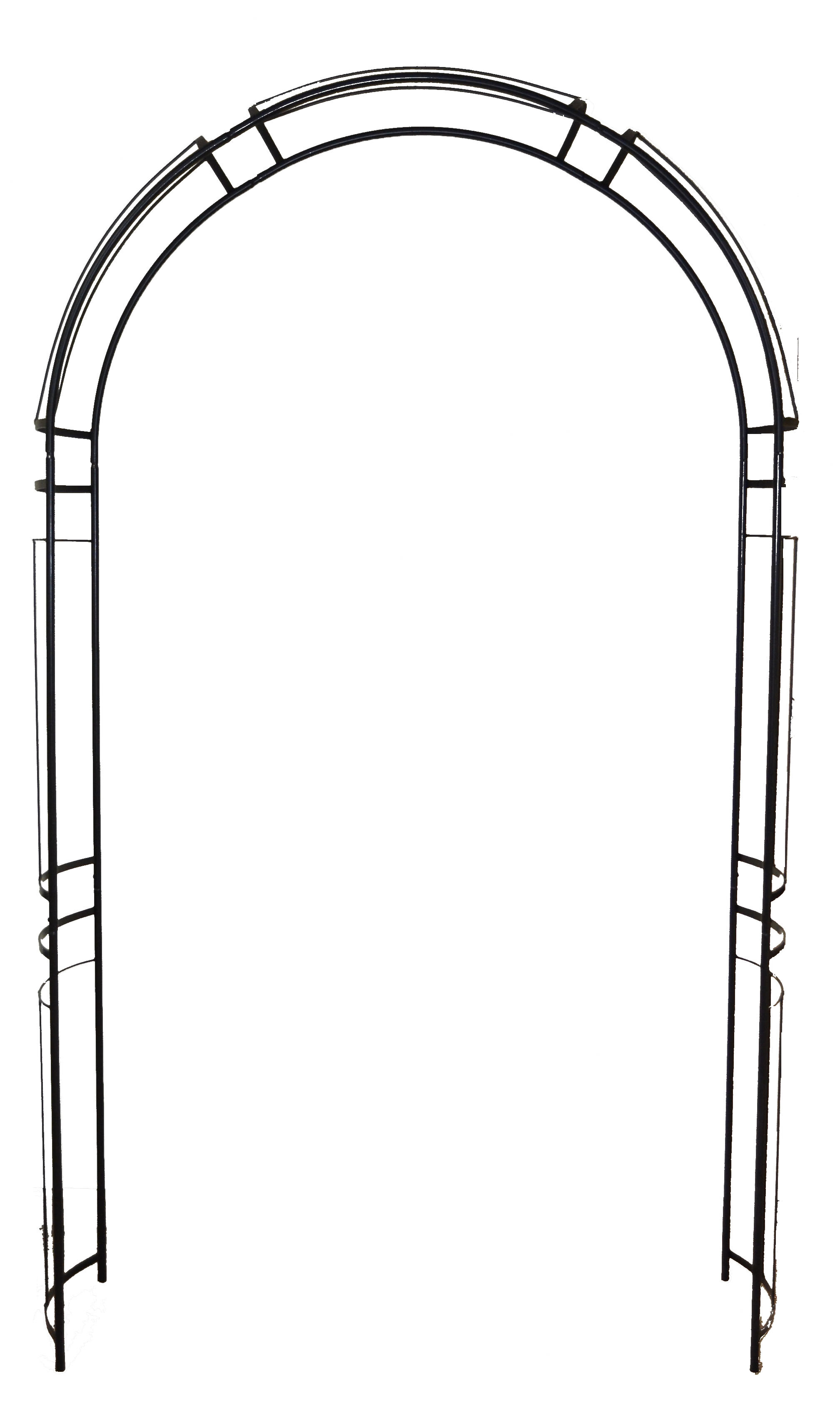 Arcadia Garden Products Trellises & Arbors 48'' W x 14'' D Metal Arbor ...