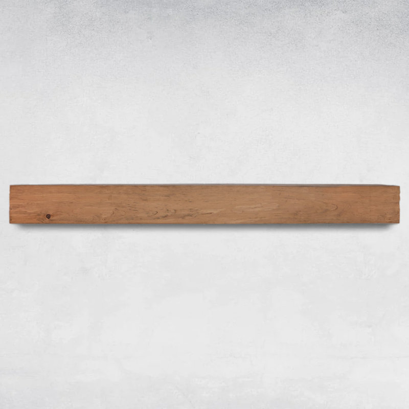 Croll Modern Fireplace Mantel, Aged Oak, 84"