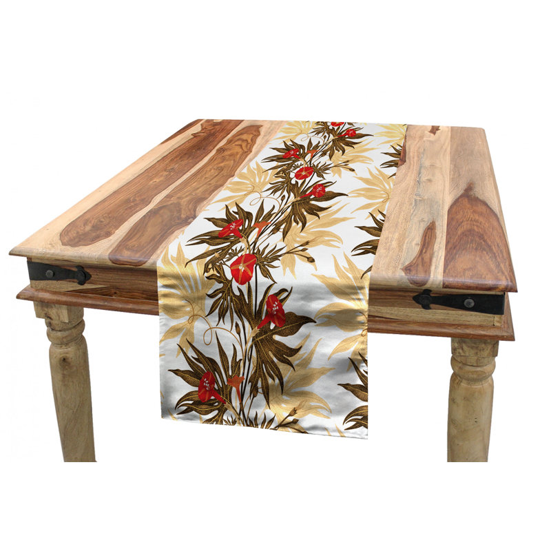 Floral Table Runner, 90" x 16"