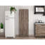 Armoire de rangement à deux portes Virginia, cinq tablettes-111836095