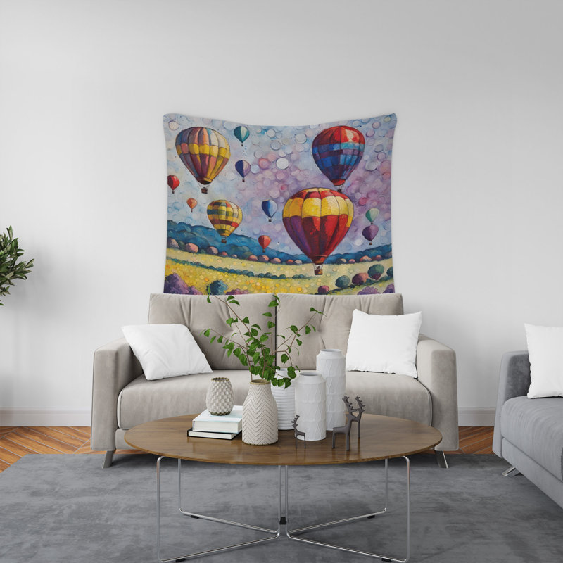 Tapisserie murale, H 80 po x l 68 po x P 0,8 po