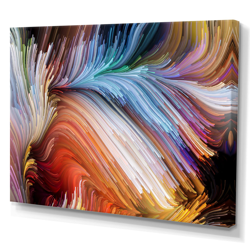 Réalité liquide II - reproduction d'art sur toile tendue, H 30 po x l 40 po x P 1,5 po