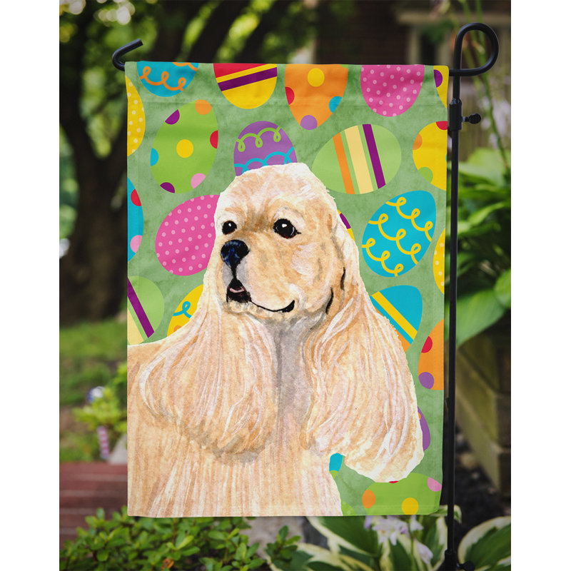 Drapeau de jardin Atara, Épagneul cocker (beige)