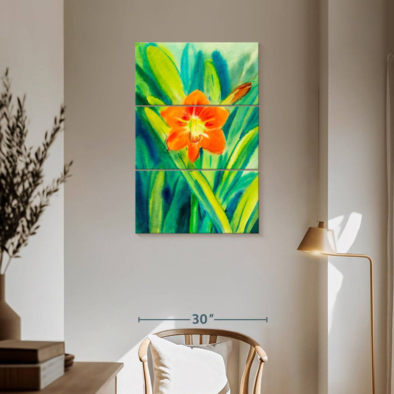 Harnek Amaryllis, 57" H x 36" W