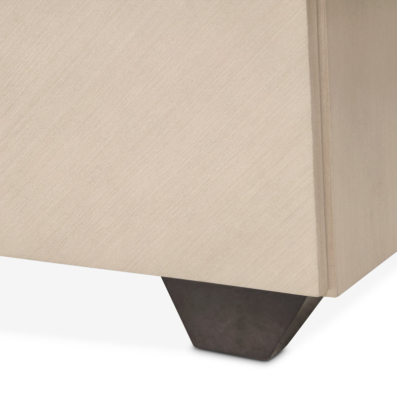Fantosini Nightstand - Silver Mist