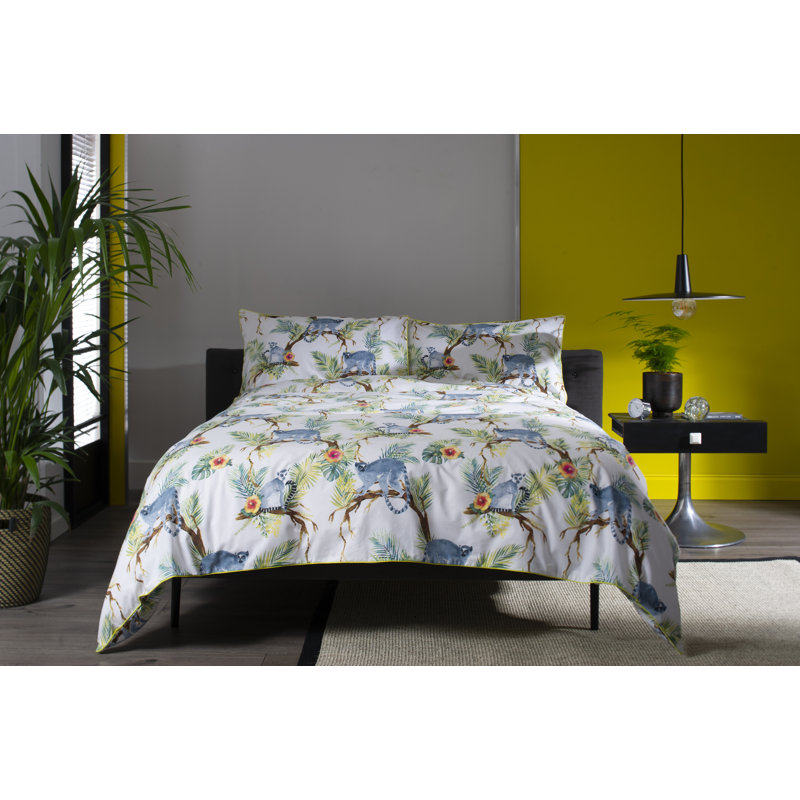 Cotton No Pattern Duvet Cover Set with Pillowcases, Super King Duvet Cover + 2 Standard Pillowcases