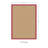 Nannette Handmade Medium Beige Berber with Red Cotton Border Made in the USA Area Rug-533517032