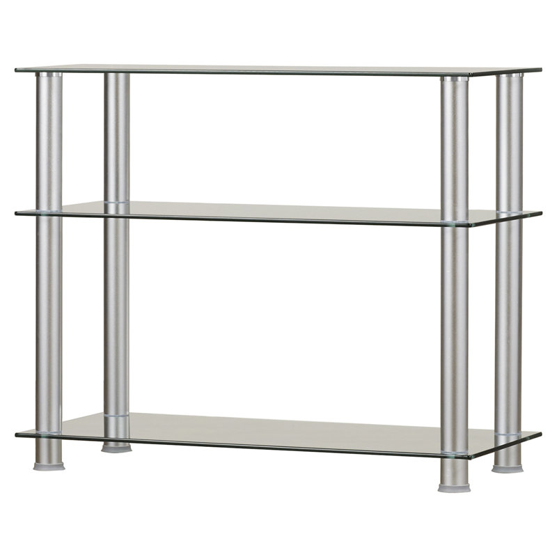 Unfinished TV Stand for TVs up to 40", Silver