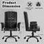 Fauteuil de direction ergonomique noir-1370196229