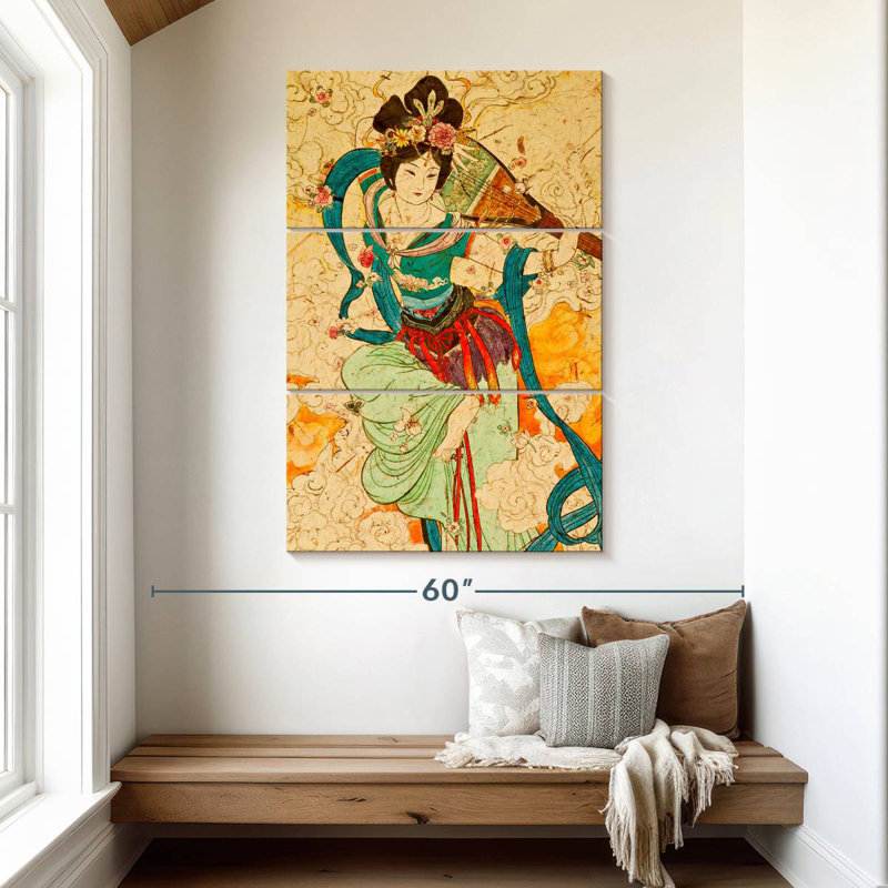 Musicienne chinoise Leisha, H 50 po x l 32 po