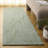 Glamour Hand Tufted Wool; Viscose; Cotton Abstract Indoor Rug-1735094962