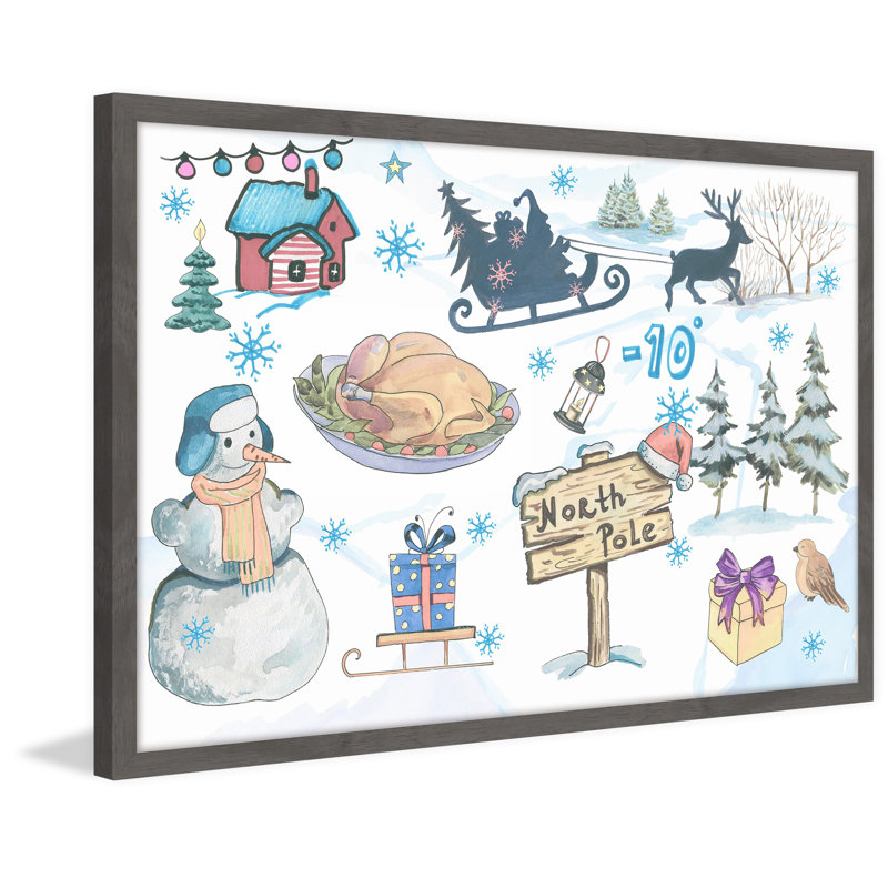 Minus 10 - Single Picture Frame Painting, 41cm H x 61cm W