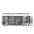 92 In. Three Door Commercial Pizza Prep Refrigerator in Stainless-Steel (KM-RPPS-3DSS)