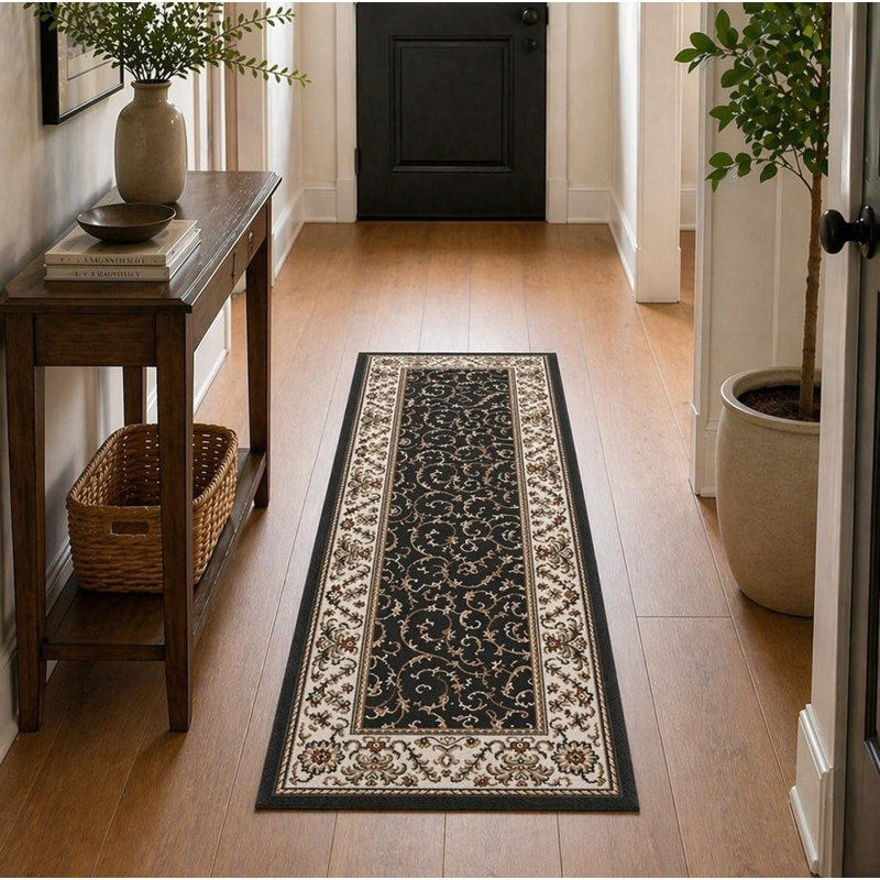 Tapis brun Weisgerber, Tapis de couloir 2 pi 2 po x 7 pi 7 po