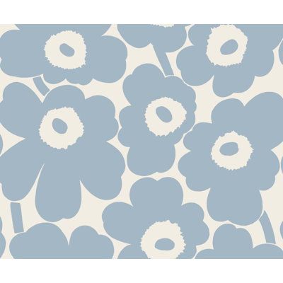 Unikko Floral Paper/Non-Woven Wallpaper Roll