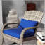 Chaise berçante d'extérieur en osier Adirondack Outsunny-1806304148
