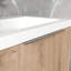 Meuble-lavabo à fermeture en douceur avec lavabo