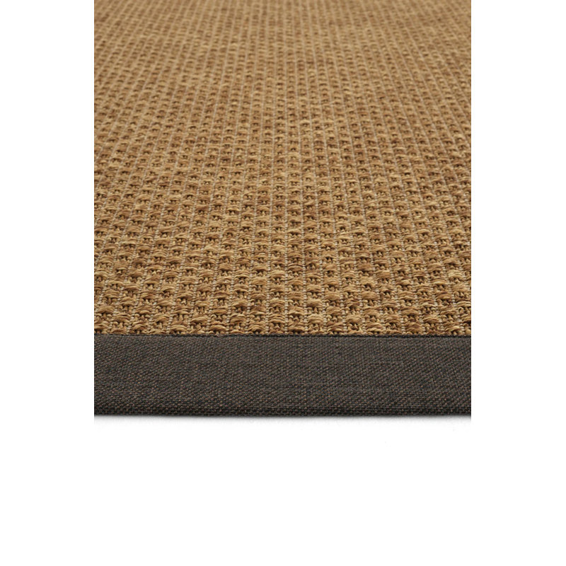 Tapis Lyon en sisal à bordure Monterey, Rectangle 4 pi x 6 pi 7 po
