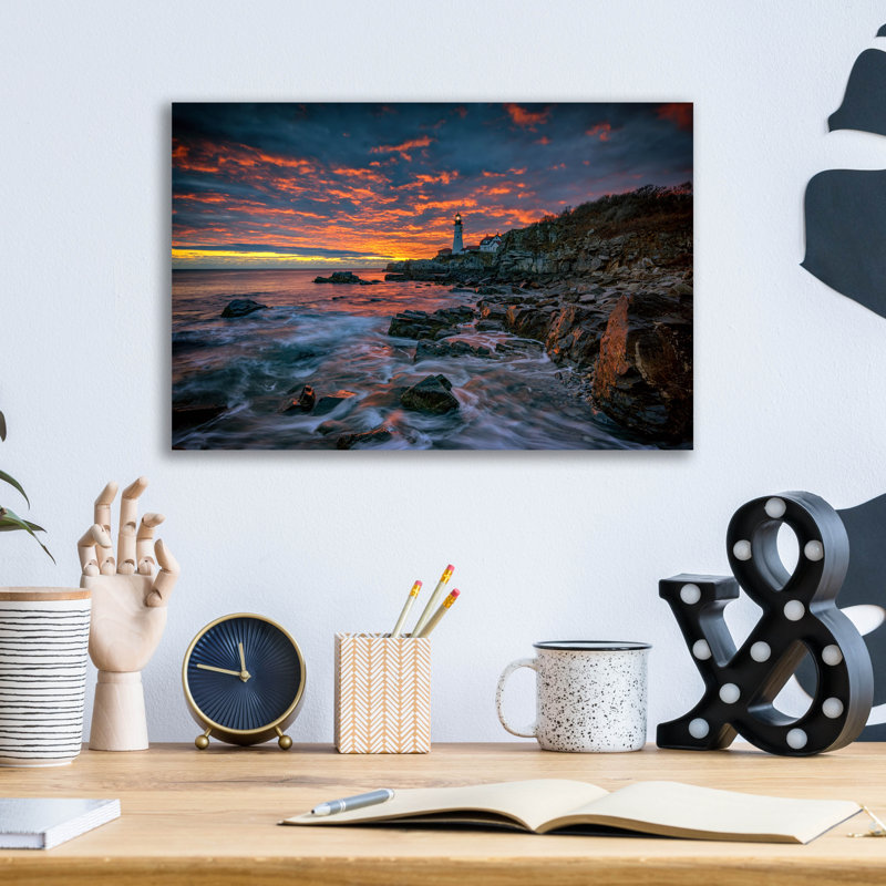 Art mural en verre Highland Dunes, H 12 po x l 16 po x P 0,13 po