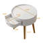 Table de chevet avec rangement H 18 po