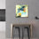Art mural en verre Wrought Studio «Terra» par Romeo Zivoin