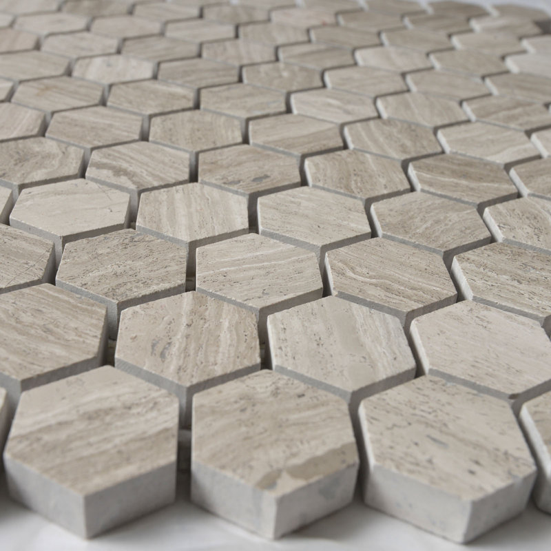 1" x 1" Marble Honeycomb Mosaic Wall & Floor Tile