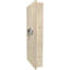 Coffre-fort mural beige biométrique de 0,82 pi³, rangement pratique avec compartiment verrouillable et tablette amovible de couleur beige, ouverture sécurisée à droite