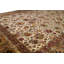 Wool Oriental Area Rug in Rust/Cream