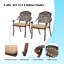 Chaise de patio avec coussin Gladding