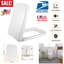 Siège de toilette carré avec pare-chocs serrés Grip-Tight