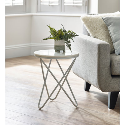 Kunkle Cross Legs End Table