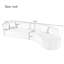 Grand canapé modulaire moderne 2 pièces avec 3 coussins Modern Sofau