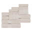 Atlas Cotton Plush Soft Highly-Absorbent Heavyweight Luxury 12 Piece Assorted Towel Set-501021208
