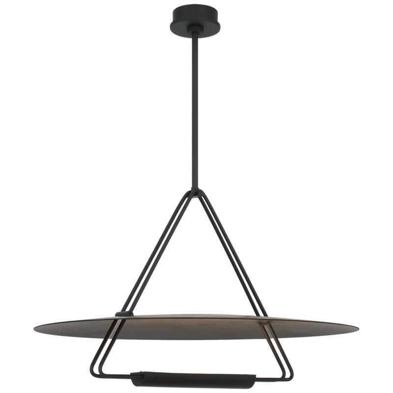Teline 1 - Light LED Chandelier, Matte Black