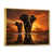 Cadre flottant doré