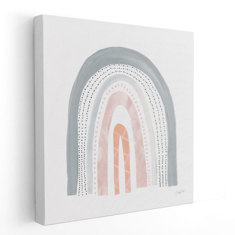 Boho Rainbow I - reproduction d'art sur toile, 20" H x 20" W