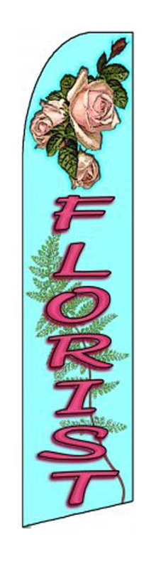 Double Sided 138'' H x 38'' W Polyester Feather Banner
