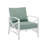 Mosier Powder Coated Steel Outdoor Lounge Chair-611615625-666079282